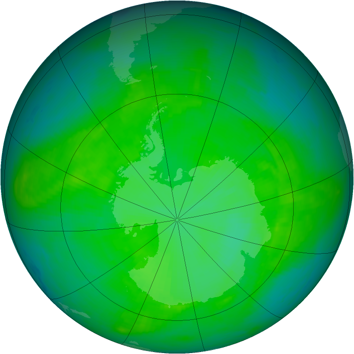 Ozone Map 1988-11-30
